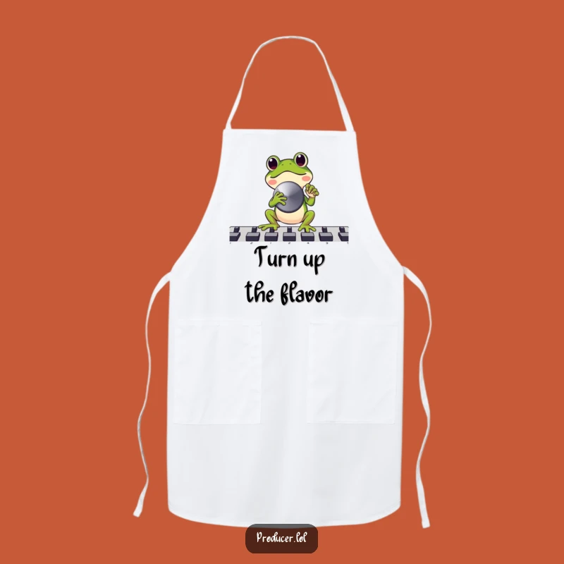 Funny Frog DJ Apron: Cook and Mix with Amphibian Fun