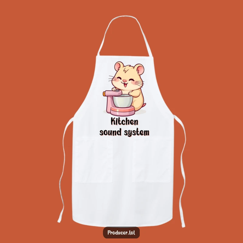 Funny Hamster DJ Apron: Cook Up Beats in the Kitchen