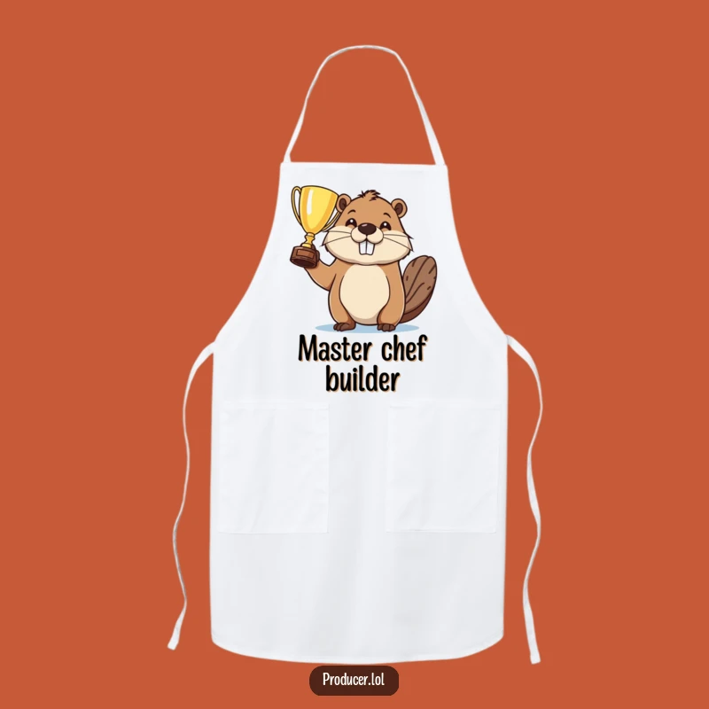Funny Beaver Chef Apron: Hilarious Wear for Winning Cooks