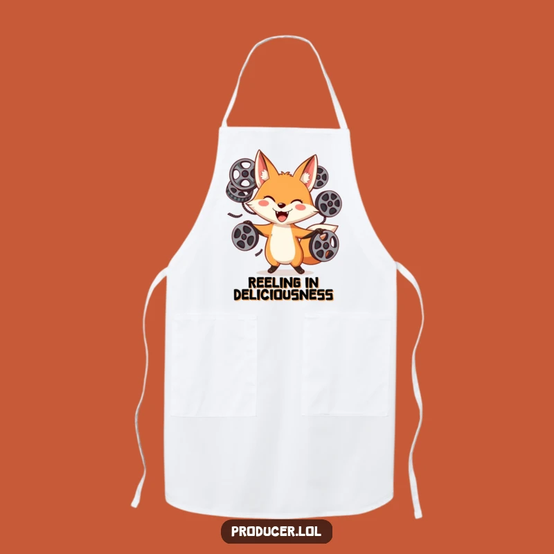 Funny Fox Juggling Apron: Cook Up a Blockbuster with Style