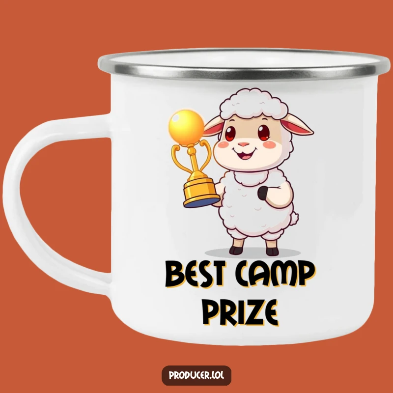 Adventure-Ready Funny Proud Sheep Award Camping Mug: Celebrate Outdoors