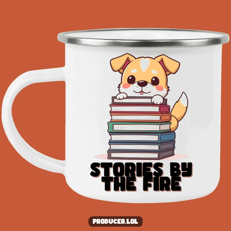 Funny Dog Filmmaker Camping Mug: Adventure-Ready Movie Making Gear