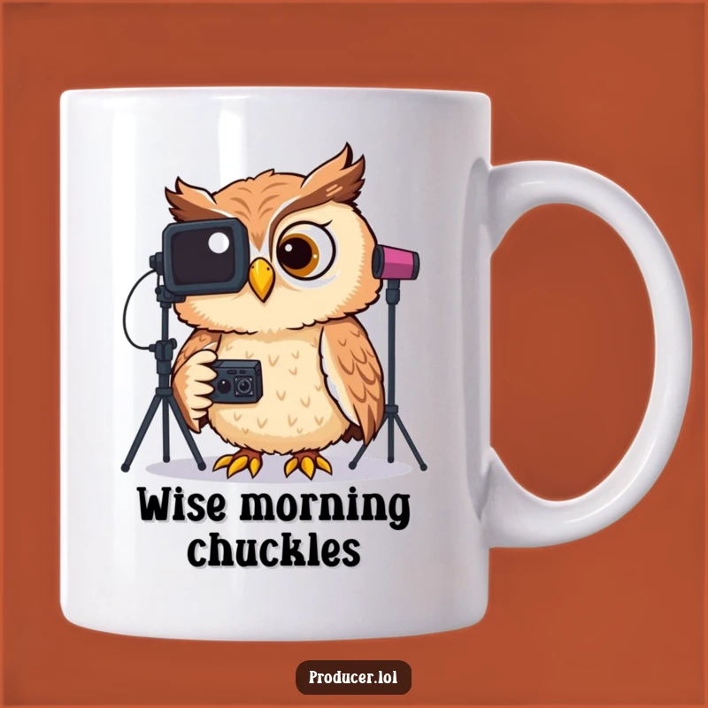 Funny Giggling Owl Mug: Studio Footage Review, Perfect Hilarious Gift for Creatives