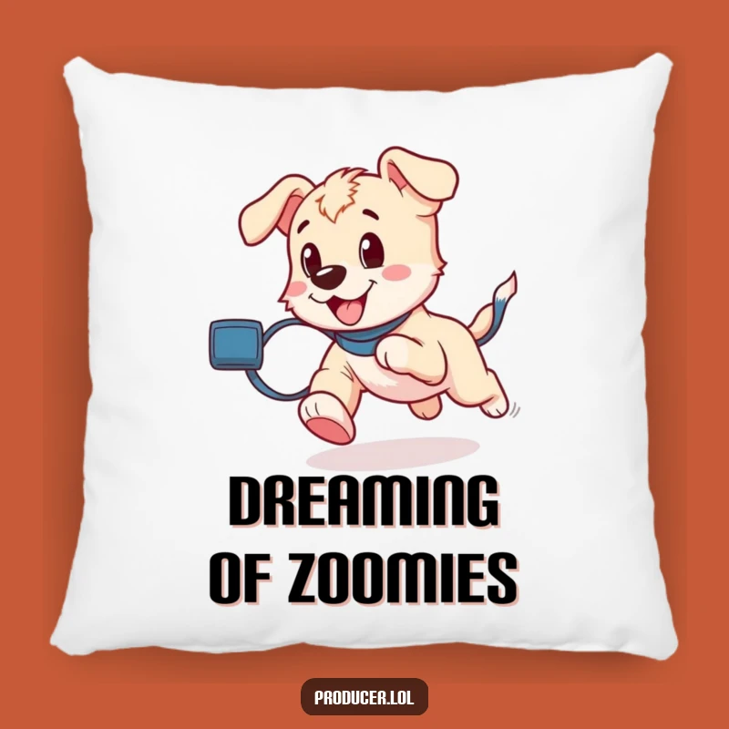 Funny Puppy Film Pillow: Cozy Comfort with Photographic Charm