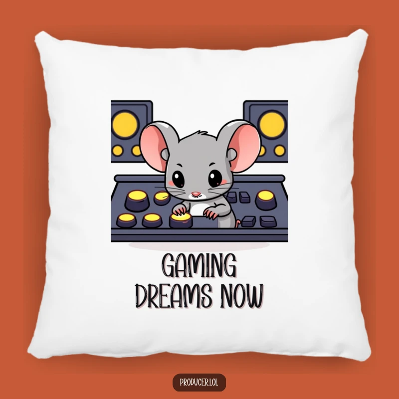 Funny Mouse Console Pillow: Cozy & Comical Gamer Comfort