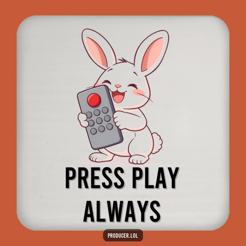 Funny Bunny Remote Control Coasters: Protect Surfaces with Playful Power
