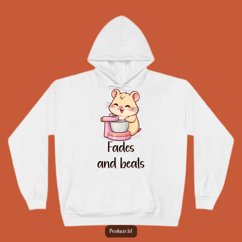 Funny Hamster DJ Hoodie: Cozy Beats for Dedicated Producers