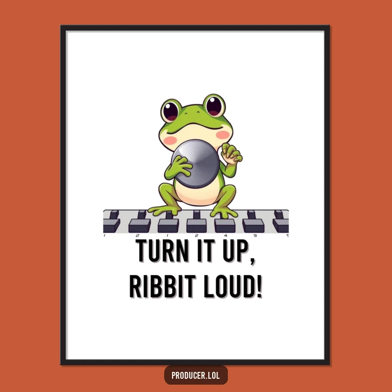 Free Printable Frog Wall Art: Funny Downloadable Decor for Music Enthusiasts
