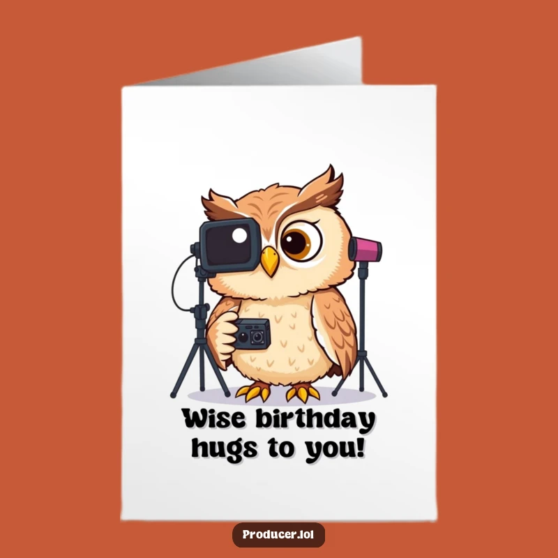 Free Printable Funny Birthday Card: Giggling Owl Studio - Downloadable Gift!