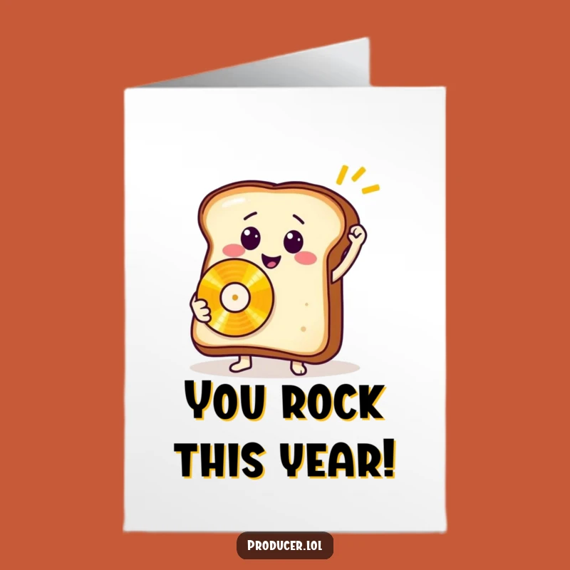 Free Printable Birthday Card: Toast Star Wins Gold for Your Big Day