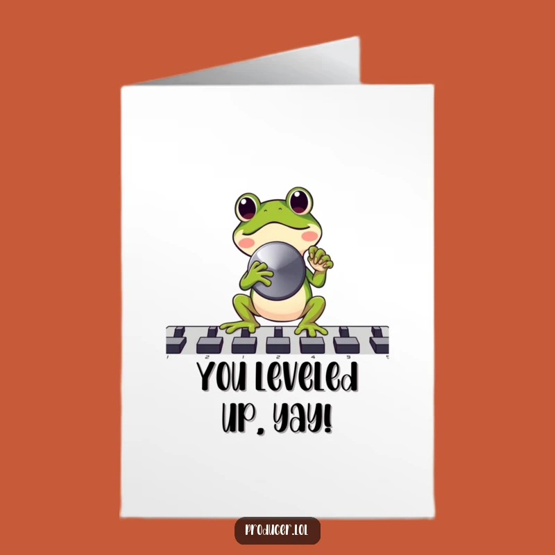 Free Printable Frog Card: Congrats, You Hit the Max! Funny Downloadable Gift