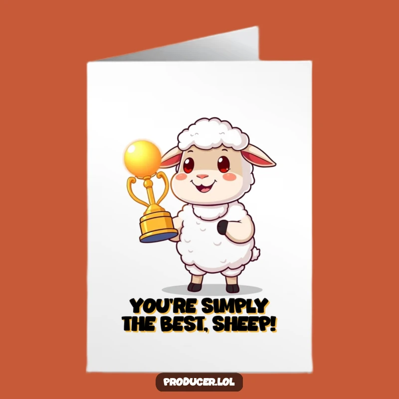 Free Printable Sheep Congrats Card: Award-Winning Success for Your Achievement