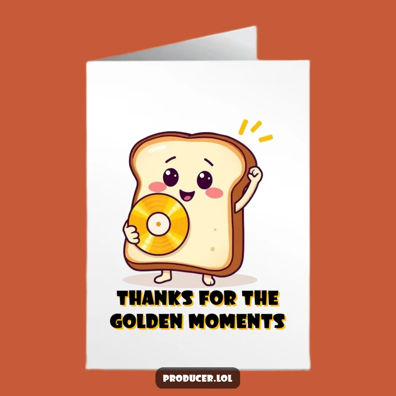 Free Printable Thank You Card: Toast's Platinum Thanks for Everything