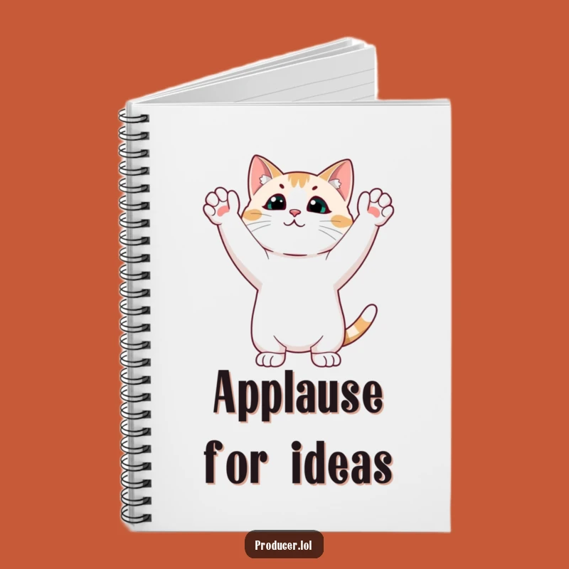 Funny Cat Ovation Notebook: Jot Down Ideas with This Hilarious Cat Journal!