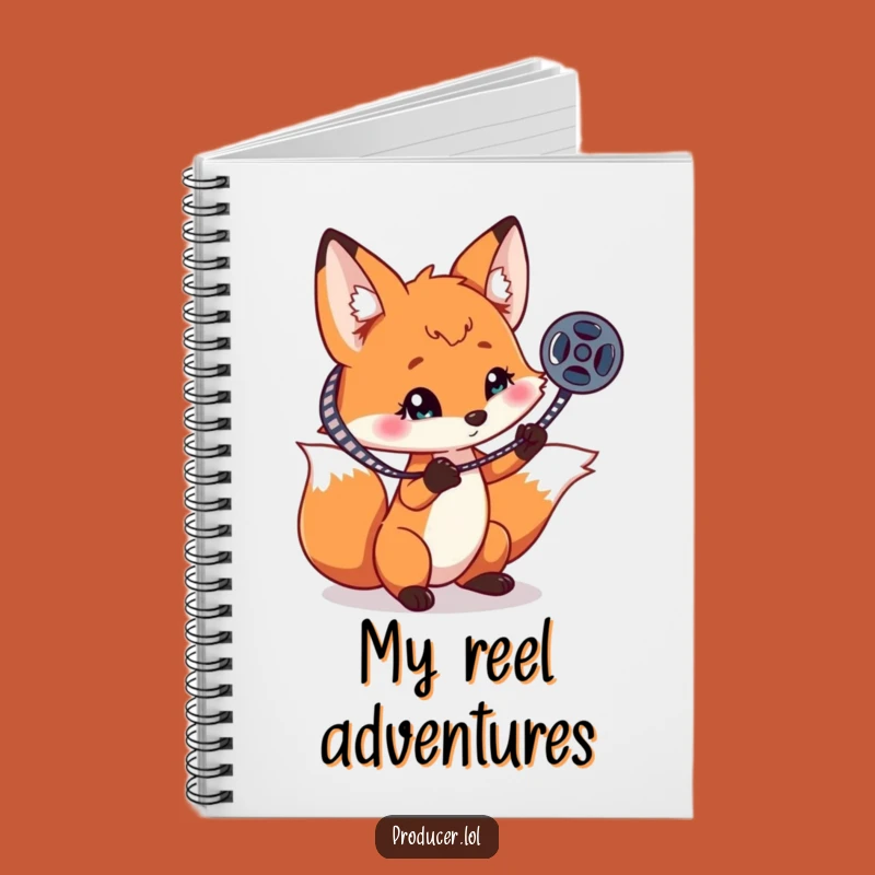 Funny Fox Film Reel Notebook: Jot Down Screenplay Ideas with Flair