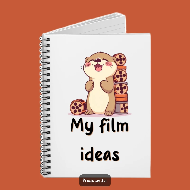 Funny Otter Film Notebook: Journal Reels Stacker - Creative Funny Gift!