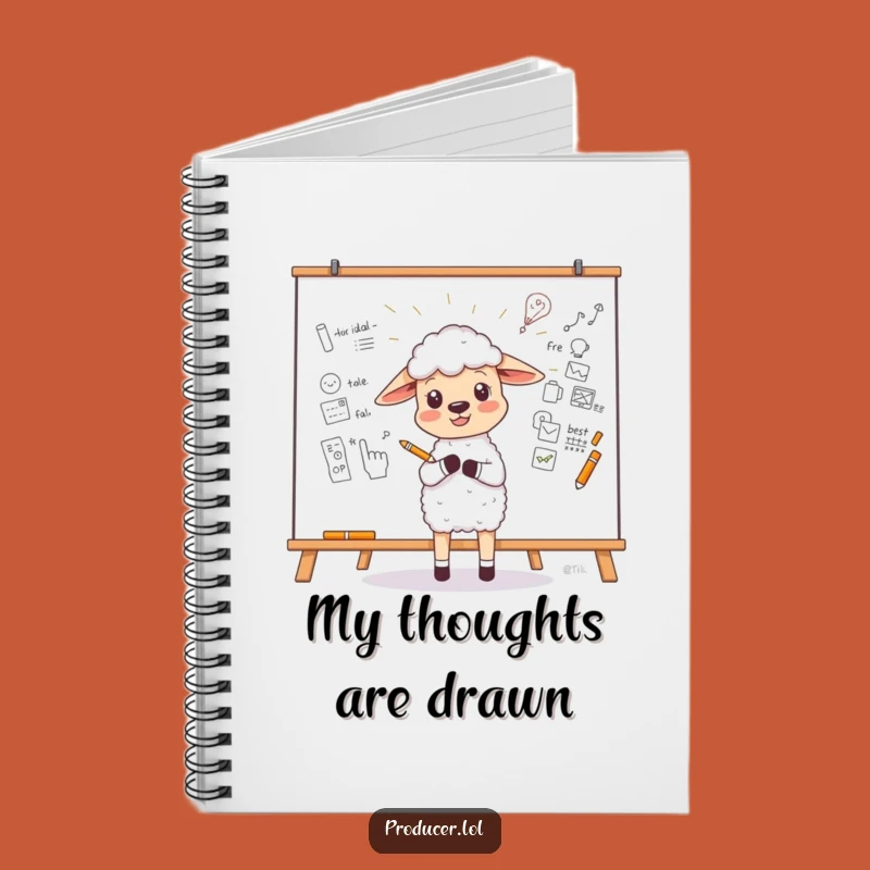 Funny Sheep Notebook: Jot Down Your Hilarious Ideas, Creative Gift