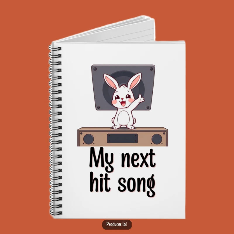 Funny Rabbit Music Journal, Jot Down Ideas with Fun, Hilarious Gift Notebook