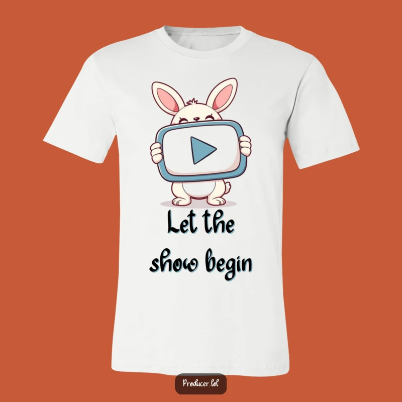 Funny Bunny Gamer T-Shirt: Play Button Motivation for Champions