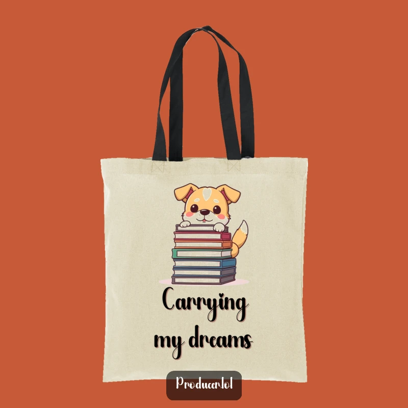 Funny Dog Filmmaker Tote Bag: Carry Your Scripts with Canine Charm