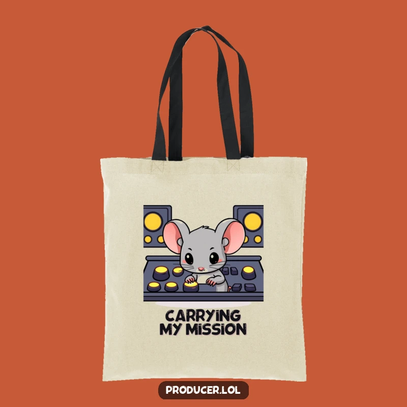 Funny Mouse Console Tote Bag: Chic & Hilarious Gamer Accessory